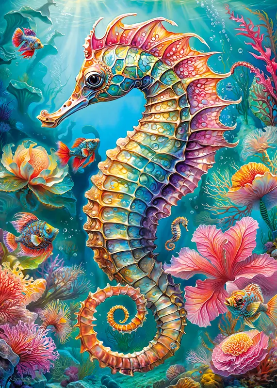 32816-puzzle-1000-seahorse-3.webp Puzzle 1000 elementów. Konik morski 30783