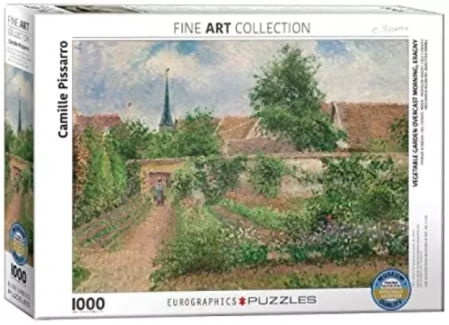 Puzzle 1000 elementów. Ogród warzywny o poranku, Pissarro
