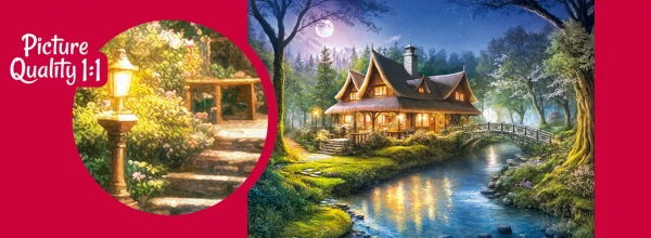 Puzzle 1000 elementów. Chata Leśniczego 30684