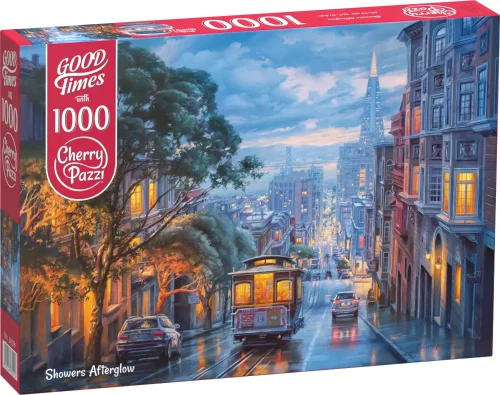 Puzzle 1000 elementów. Deszczowe miasto 30516