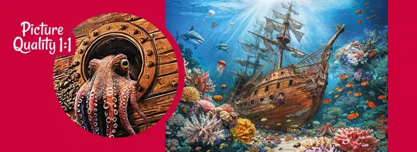 Puzzle 1000 elementów. Zatopiony skarb 30820