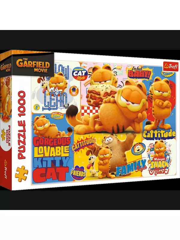 PUZZLE 1000 Przygody Garfielda 10935