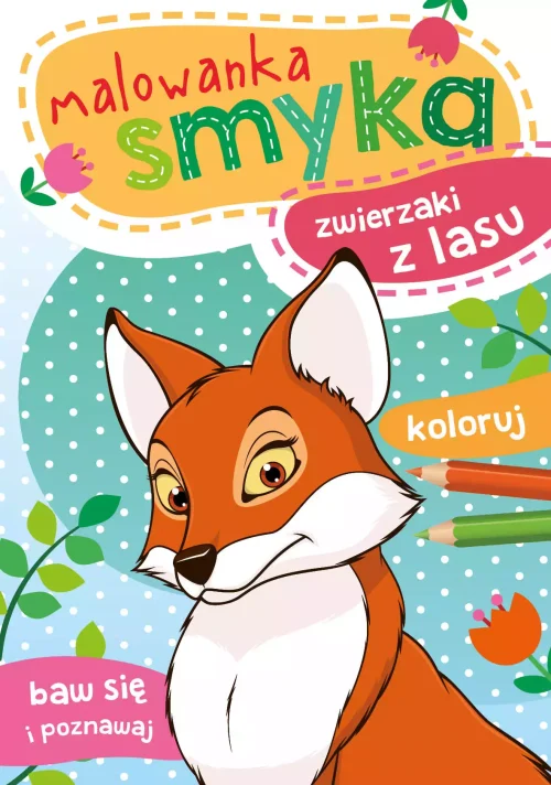 Zwierzaki z lasu. Malowanka smyka