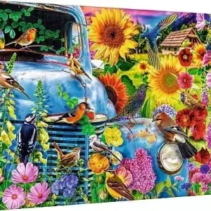 Puzzle 1000 elementów. Premium Plus. Tea Time. Śpiewające ptaki