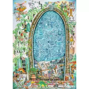 Puzzle 1000 elementów. Szalony umysł artysty, Paul Korky