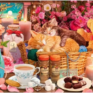 Puzzle 1000 elementów. Premium Plus Quality. Tea Time. Wszystko co przyjemne