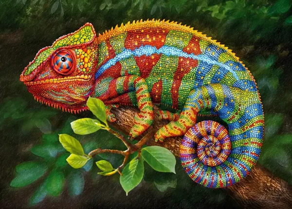 Puzzle 1000 elementów. Kameleon 30011