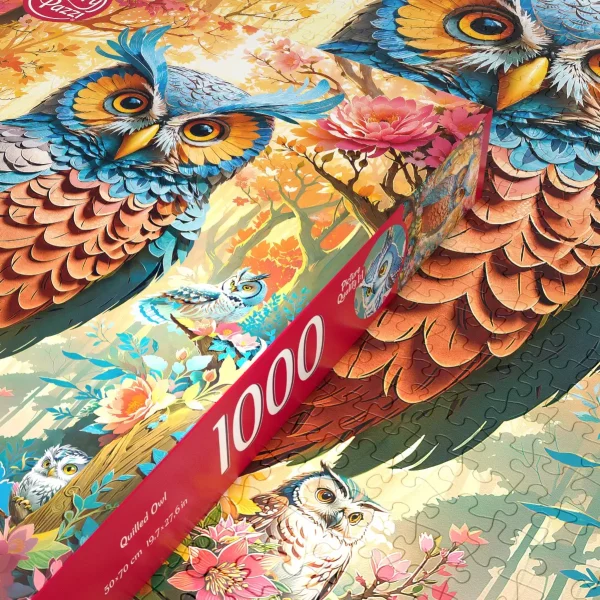 Puzzle 1000 elementów. Pikowana sowa 30776