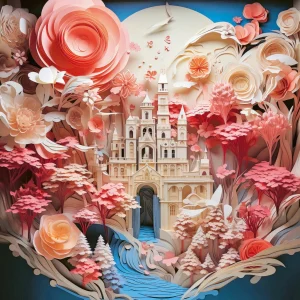Puzzle 1000 elementów. Zamek z papieru, Victor Gavriloski
