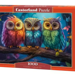 Puzzle 1000 elementów. Trzy małe sowy