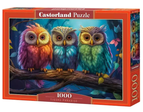 Puzzle 1000 elementów. Trzy małe sowy