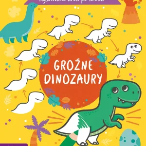 Rysowanie krok po kroku. Groźne dinozaury