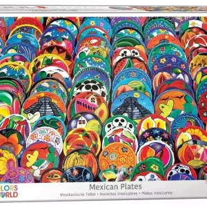 Puzzle 1000 Kolory świata, Meksykańskie talerze