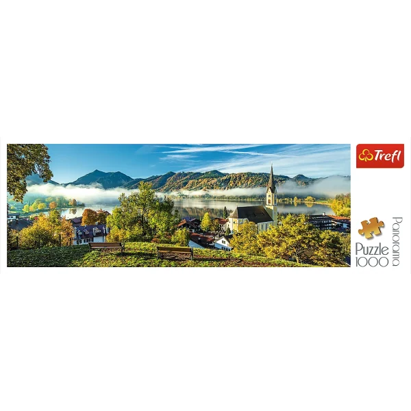 Puzzle 1000 elementów. Panorama. Nad jeziorem Schliersee
