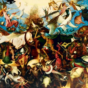 Puzzle 1000 elementów. Upadek zbuntowanych aniołów, Brueghel