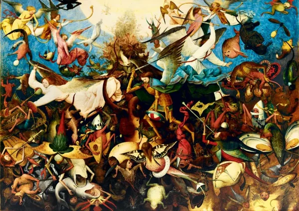 Puzzle 1000 elementów. Upadek zbuntowanych aniołów, Brueghel