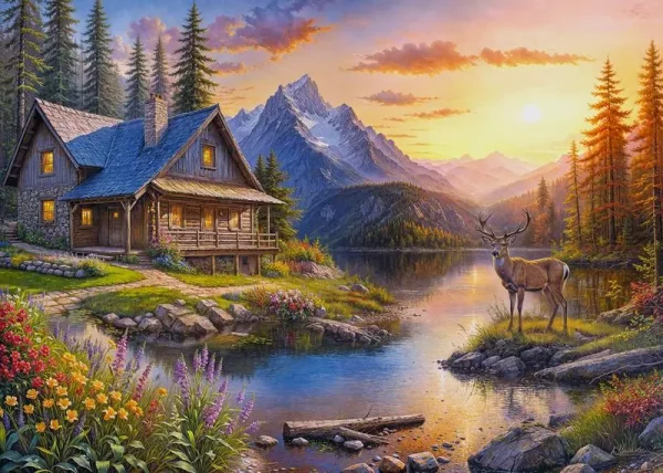 Puzzle 1000 elementów Górskie marzenia 30837