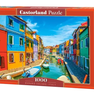 Puzzle 1000 elementów. Kolory Burano, Włochy