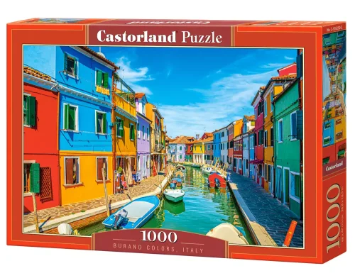 Puzzle 1000 elementów. Kolory Burano, Włochy