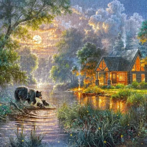 Puzzle 1000 elementów. Zatoka świetlików 30318