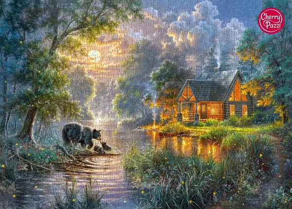 Puzzle 1000 elementów. Zatoka świetlików 30318