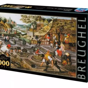 Puzzle 1000 Brueghel, Cztery pory roku - Wiosna