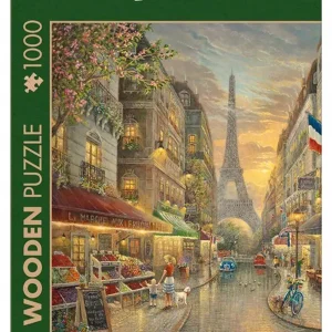 Schmidt PQ Puzzle 1000 el. THOMAS KINKADE Malowniczy Paryż drewniane