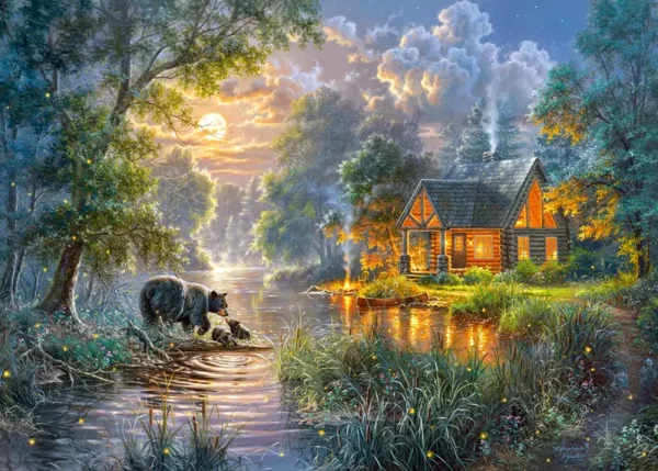 Puzzle 1000 elementów. Zatoka świetlików 30318