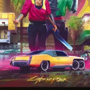 Puzzle 1000 elementów. Cyberpunk 2077. Kitsch Style