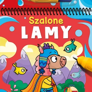 Malowanka z pisakiem wodnym. Szalone lamy