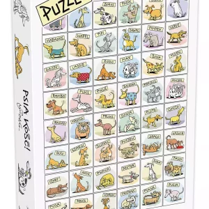 Puzzle 1000 elementów autorstwa Andrzeja Mleczki - Psia kość!