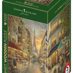 Schmidt PQ Puzzle 1000 el. THOMAS KINKADE Malowniczy Paryż drewniane