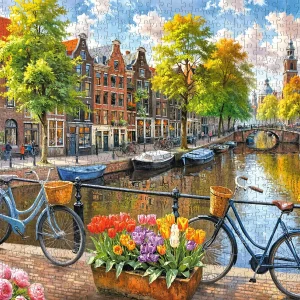 Puzzle 1000 elementów. Tulipany z Amsterdamu 30943