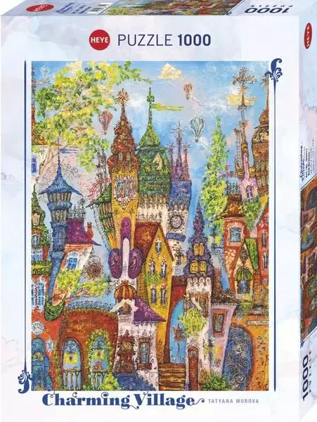 Puzzle 1000 elementów. Czerwone łuki