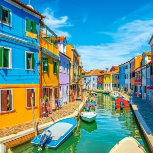 Puzzle 1000 elementów. Kolory Burano, Włochy