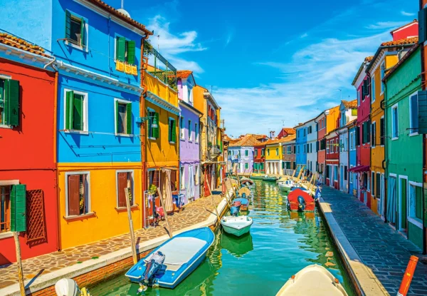 Puzzle 1000 elementów. Kolory Burano, Włochy