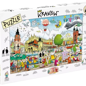 Puzzle 1000 elementów autorstwa Andrzeja Mleczki - Kraków