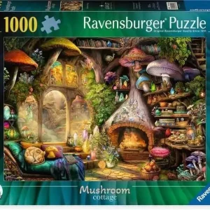 Puzzle 1000 elementów. Chatka grzybów