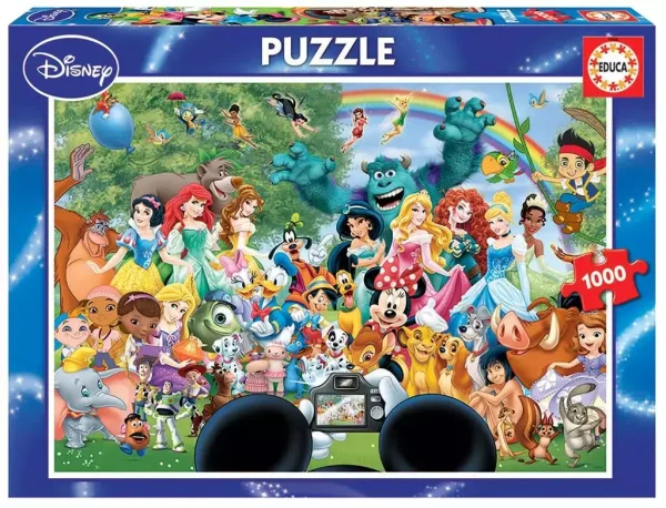 Puzzle 1000 elementów. Cudowny świat Walta Disney'a