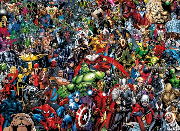 Puzzle 1000 elementów. Impossible puzzle! Marvel