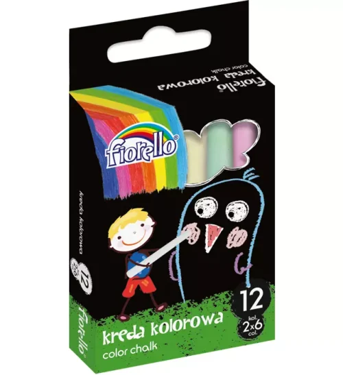 Kreda kolorowa 12 kolorów