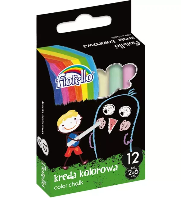 Kreda kolorowa 12 kolorów