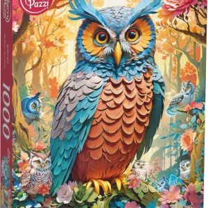 Puzzle 1000 elementów. Pikowana sowa 30776