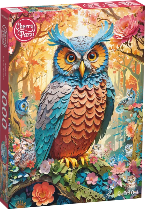 Puzzle 1000 elementów. Pikowana sowa 30776