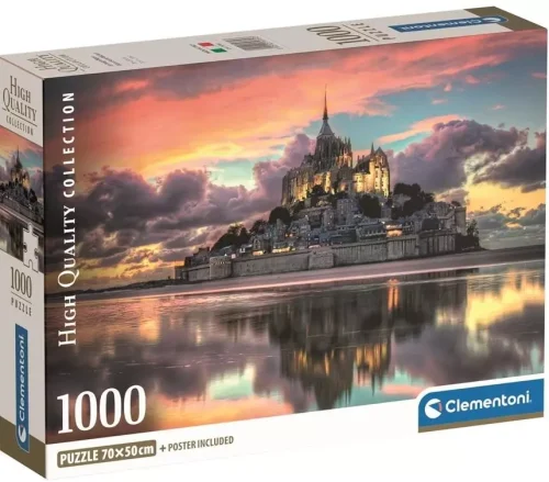 Puzzle 1000 elementów. Wspaniały Mont Saint-Michel