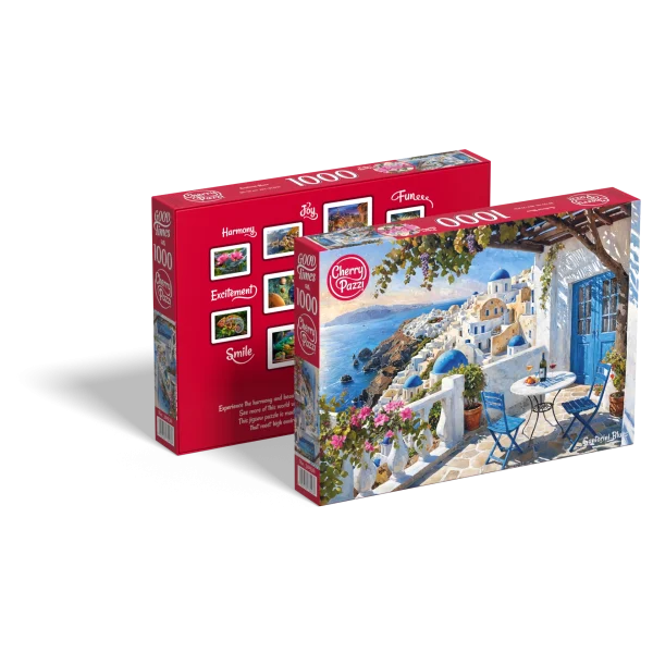 Puzzle 1000 elementów. Santorini Blues 30936