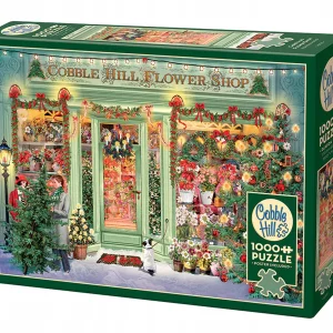 Cobble Hill Puzzle 1000 el. Kwiaciarnia w świątecznym wystroju