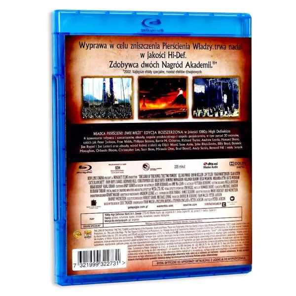 Władca Pierścieni. Dwie wieże (edycja rozszerzona), 2 Blu-ray