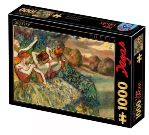 Puzzle 1000 elementów. Edgar Degas, Cztery tancerki