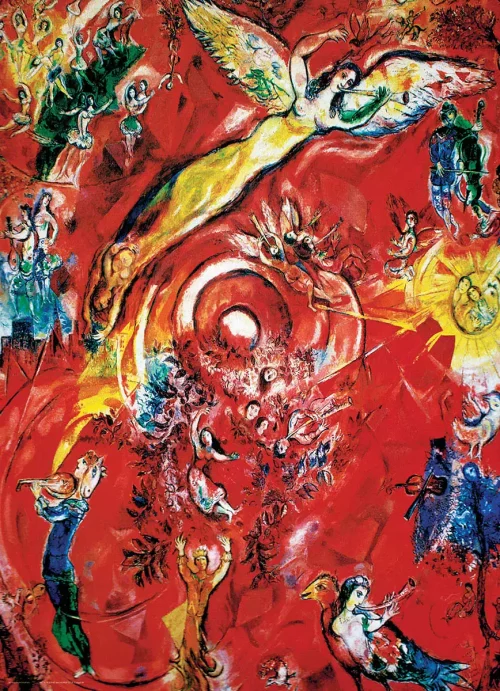Puzzle 1000 elementów. Triumf muzyki, Marc Chagall